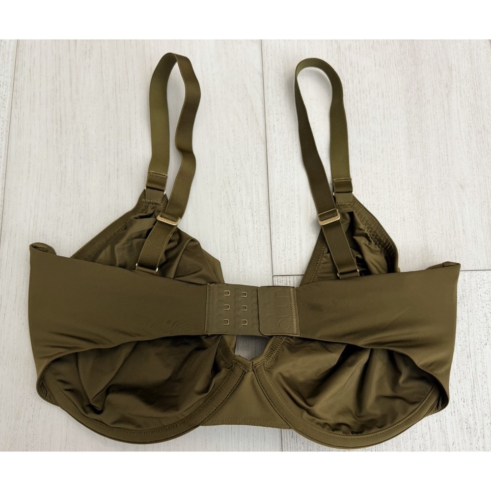 NWOT CUUP The Triangle Underwire Bra Sz 36H Green - Picture 3 of 5